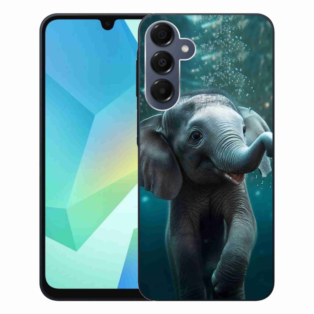 Zselés borítás mmCase Samsung Galaxy A16 4G/5G - elefánt a víz alatt