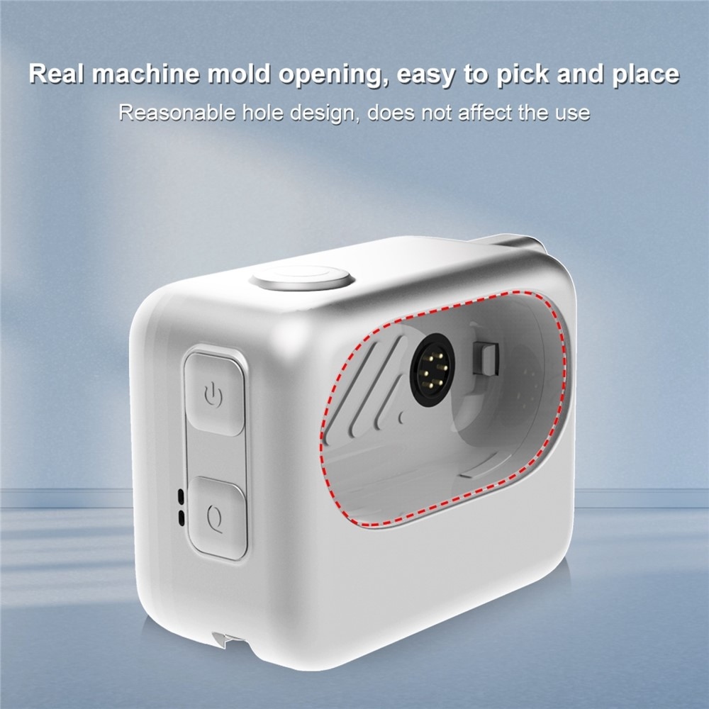 PULUZ Szilikon Védőtok Insta360 GO 3 / GO 3S Töltőtok - Fehér