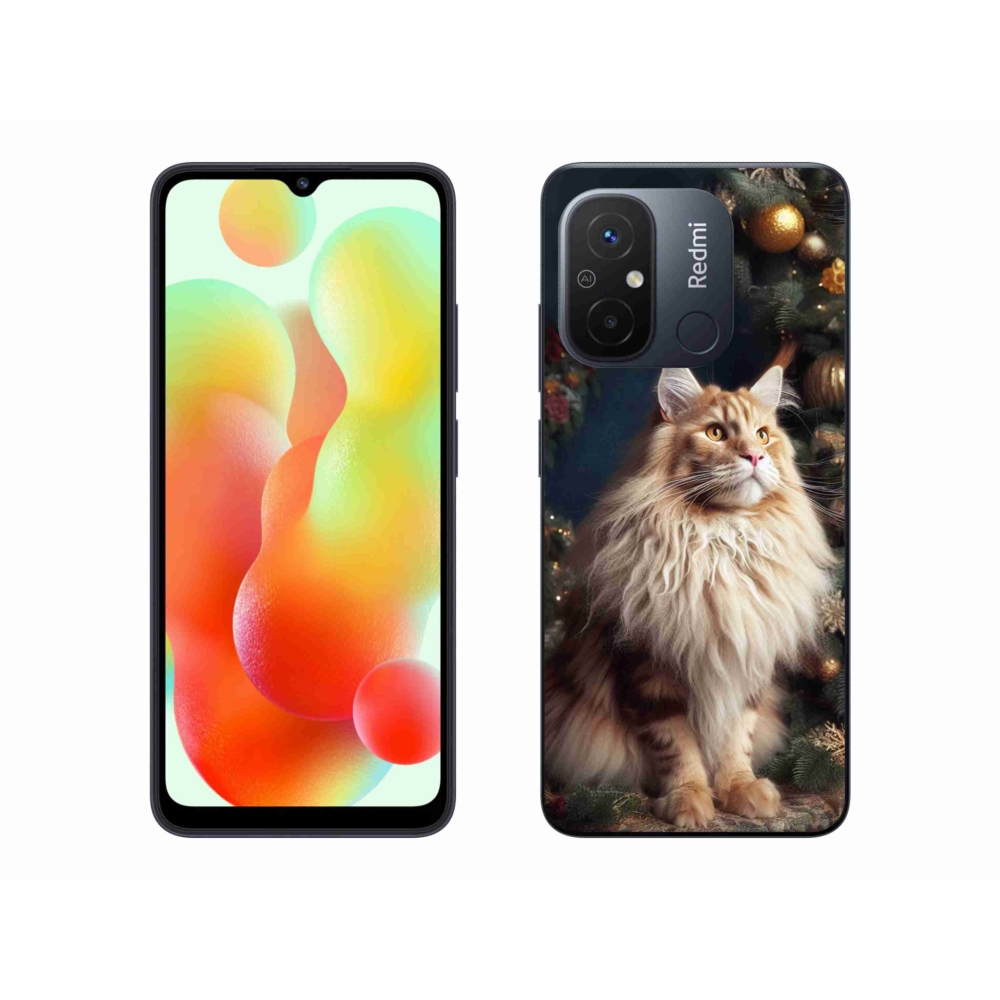 Gél borítás mmCase a Xiaomi Redmi 12C-hez - macska a fánál