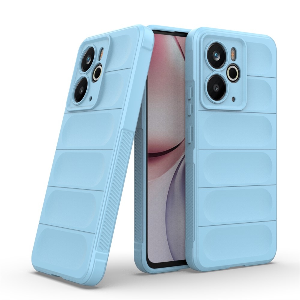 Rugg tartós zselés tok a Realme 14 5G készülékhez - világoskék színben