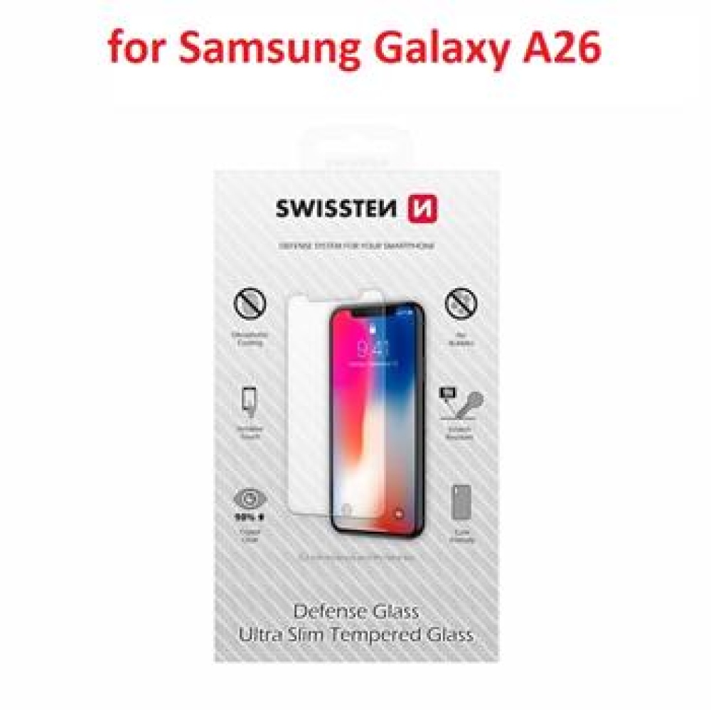 2,5D Swissten edzett üveg a Samsung Galaxy A26 5G-n