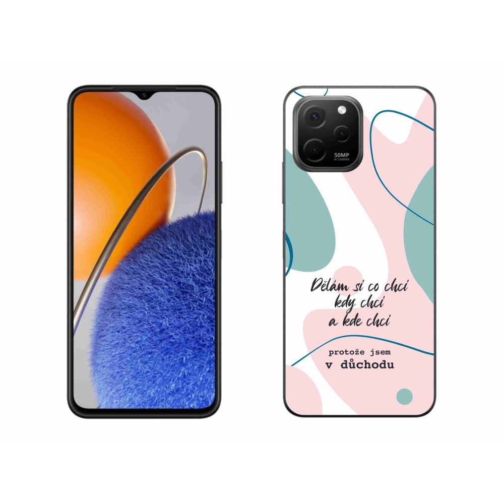 Gél borító mmCase a Huawei Nova Y61 készülékhez - vicces szöveg 10 fehér háttérrel