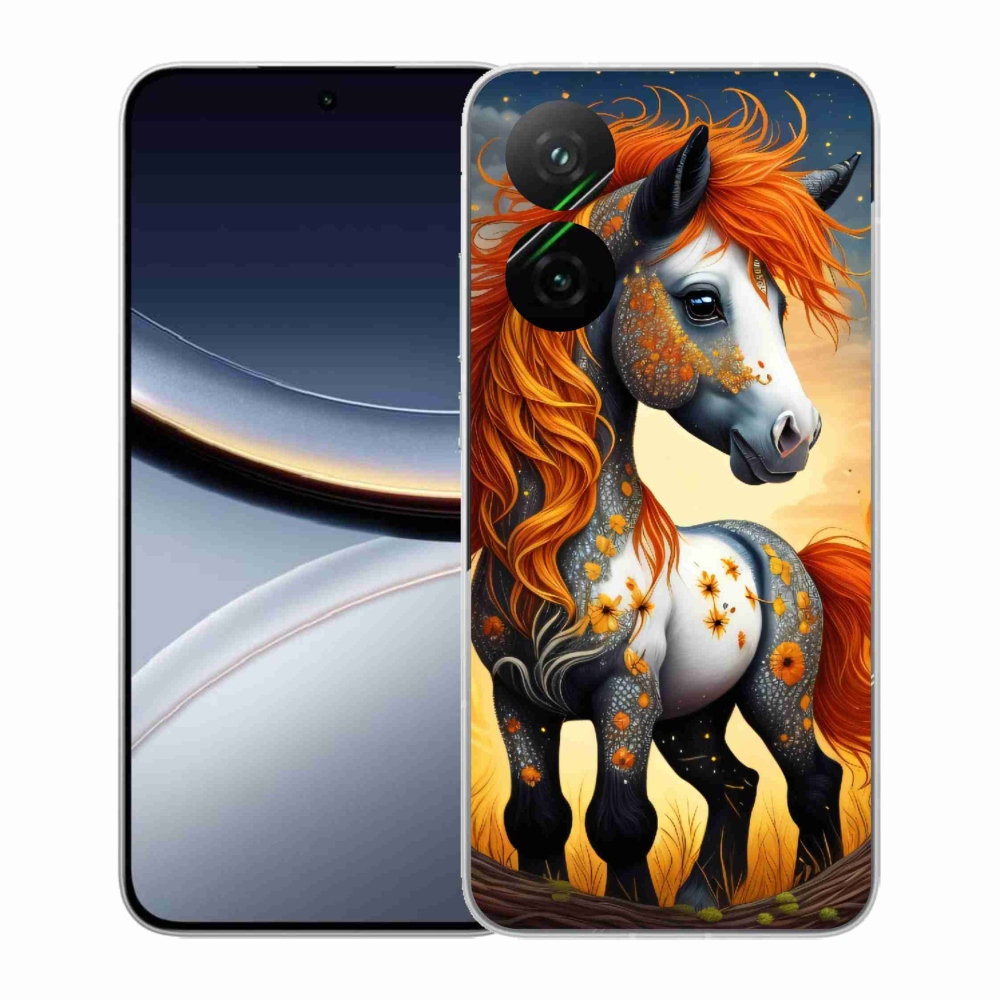 Gél borítás mmCase a Xiaomi Poco F7 5G számára - színes póni