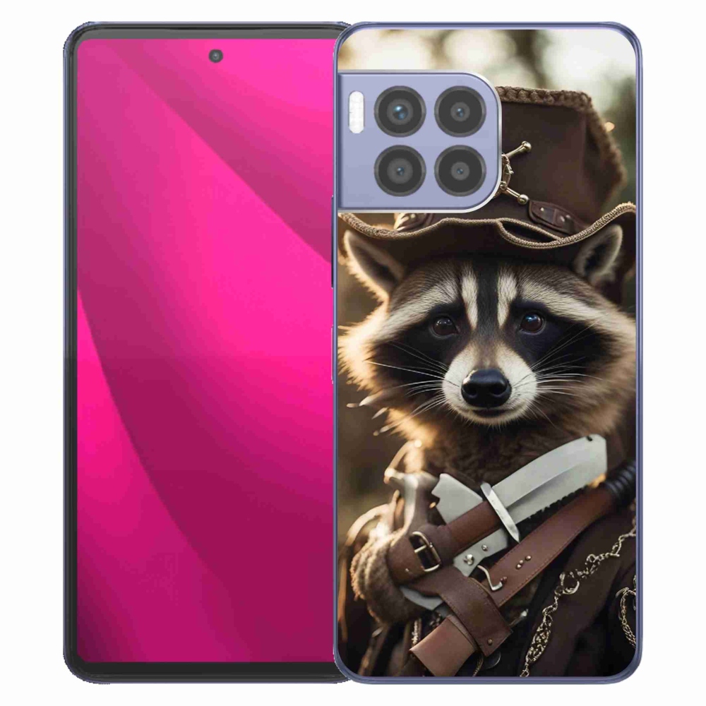 Zselés borítás mmCase a T-Mobile T Phone 2 Pro készülékhez - mosómedve egyenruhában