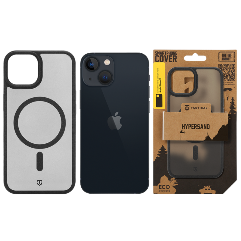 Tactical MagForce Hypersand tok az Apple iPhone 13-hoz, Asphalt színben