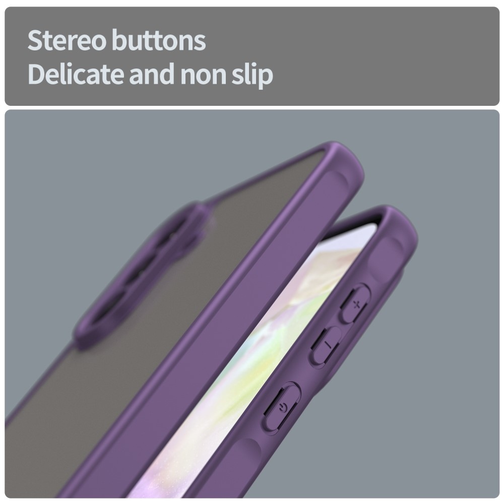 Zselés tok kemény hátlappal Samsung Galaxy A36 5G - lila