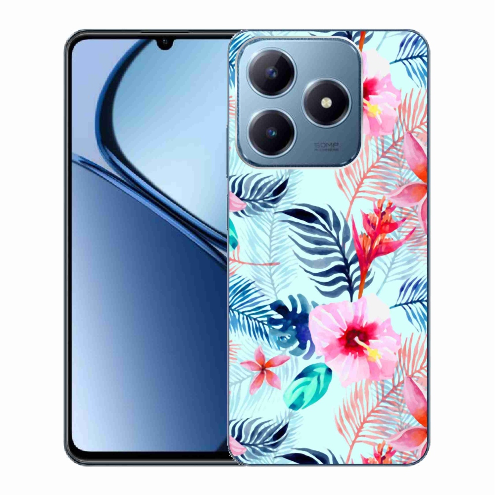 Zselés borítás mmCase a Realme C63 készülékhez - virágok