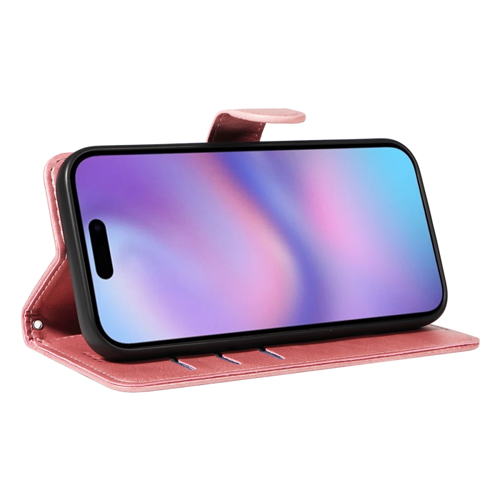 Póló alakú könyvtáska iPhone 17 készülékhez - rózsaarany