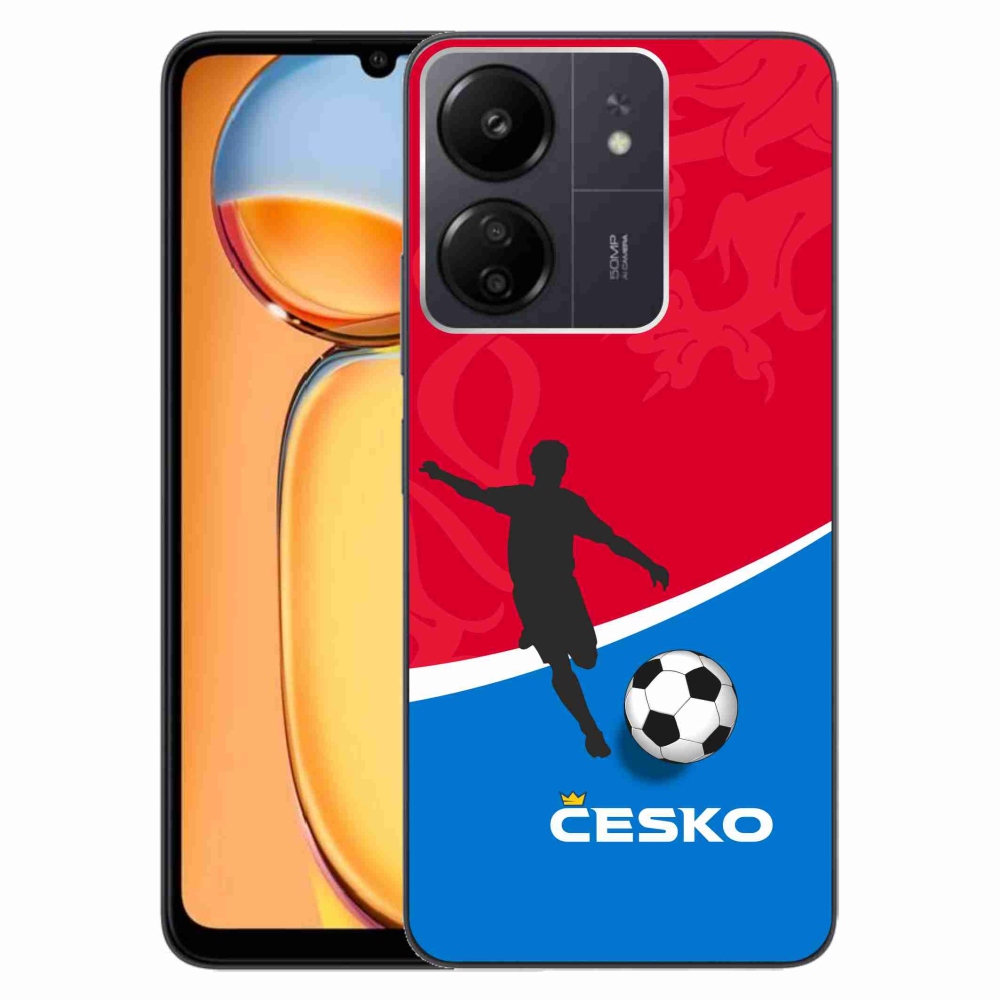 Gél borítás mmCase for Xiaomi Poco C65/Redmi 13C - futball Csehország