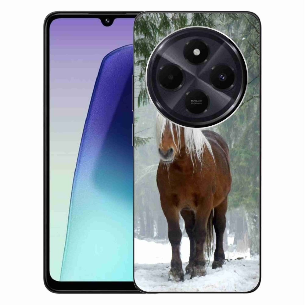 Gél tok mmCase a Xiaomi Redmi 14C/Poco C75 számára - ló az erdőben