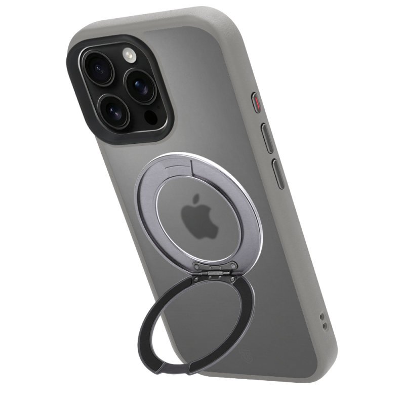 Tactical MagForce Hyperstand tok az Apple iPhone 16 Pro Max készülékhez, világosszürke