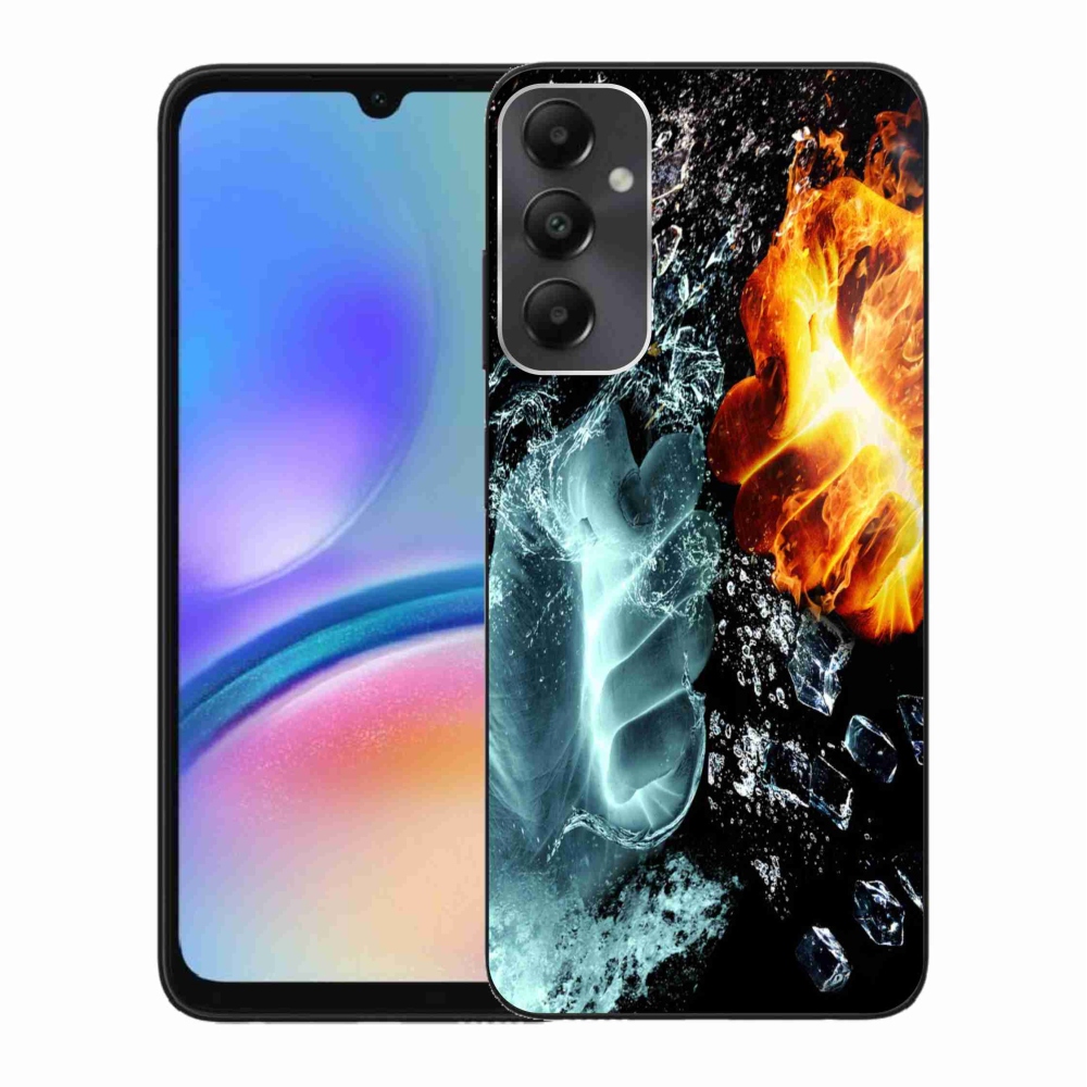 Zselés borítás mmCase Samsung Galaxy A05s - víz és tűz