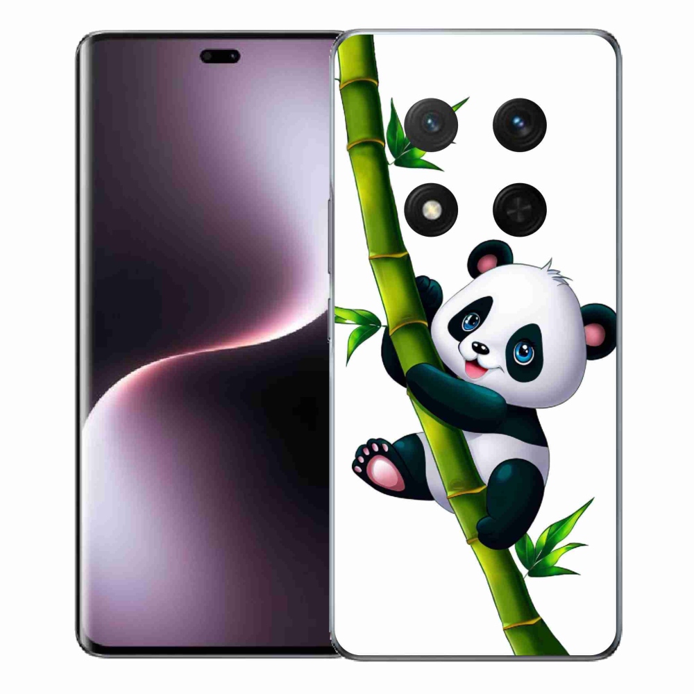 Gél borítás mmCase a Honor Magic 7 Lite 5G számára - panda a bambuszon