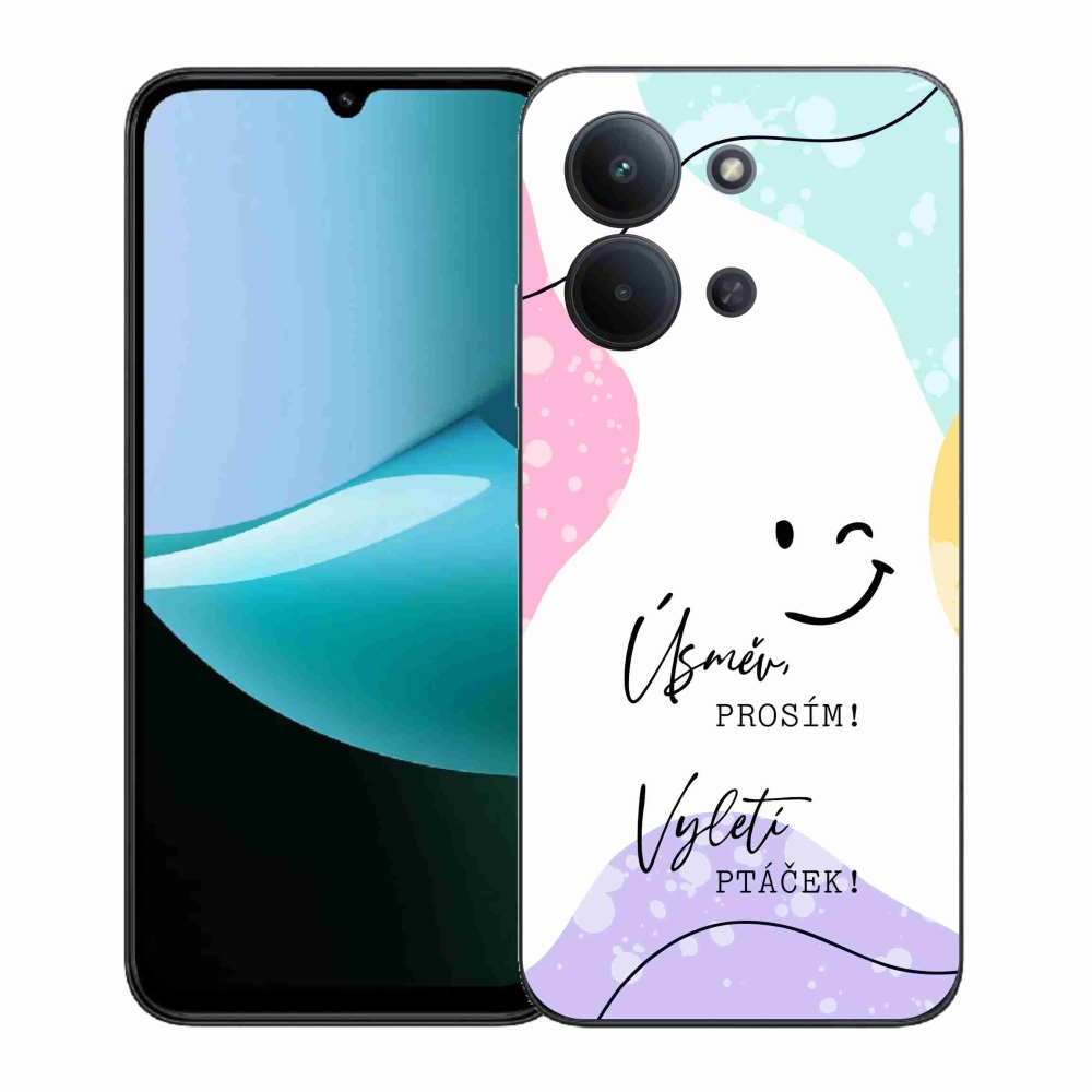 Gél borító mmCase a Xiaomi Redmi 15C 4G (171mm)/Poco C85 4G (171mm) - vicces szöveg 4 fehér háttérrel