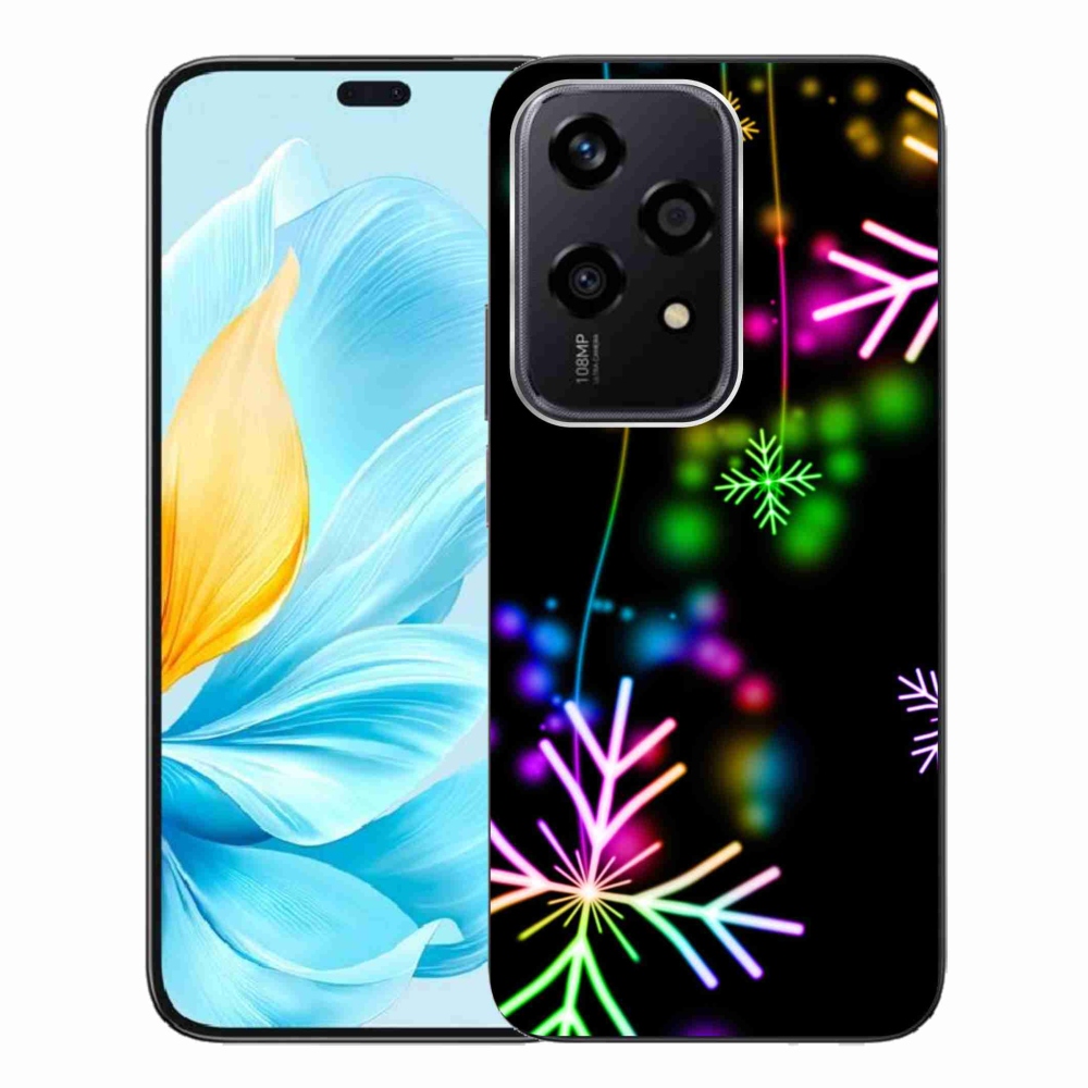 Zselés borítás mmCase a Honor 200 Lite 5G készülékhez - színes pelyhekkel
