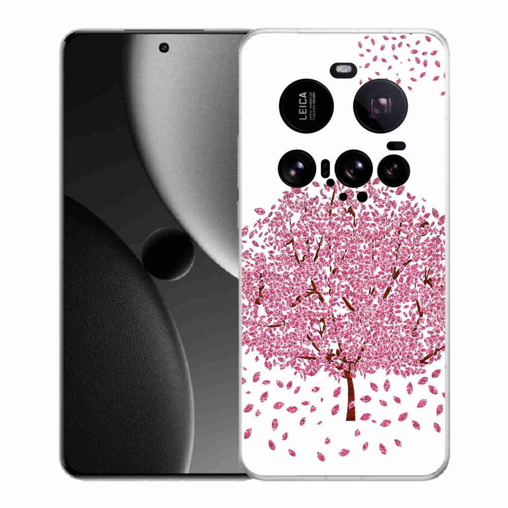 Gél borító mmCase a Xiaomi 15 Ultra számára - rajzfilmfa levelekkel