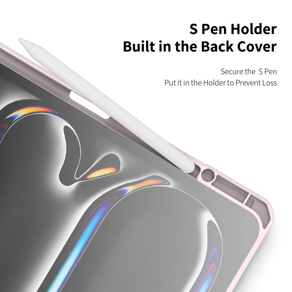 DUX okos tok iPad Pro 13 (2024) - rózsaszín