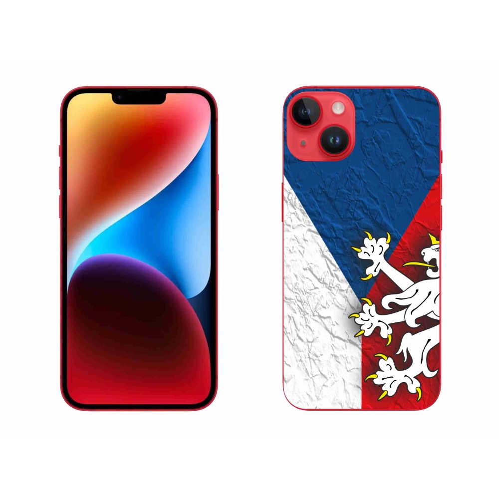 Zselés borítás mmCase iPhone 14 Plus készülékhez - cseh zászló 1