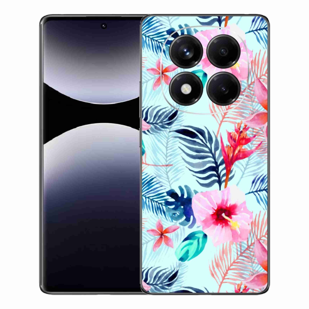 Gél borítás mmCase a Xiaomi Redmi Note 14 Pro számára - virágok