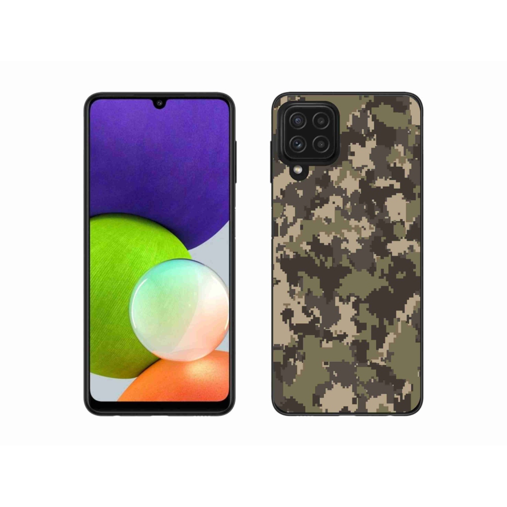 Gél védőhuzat mmCase Samsung Galaxy A22 4G - terepszínű mintázat 12