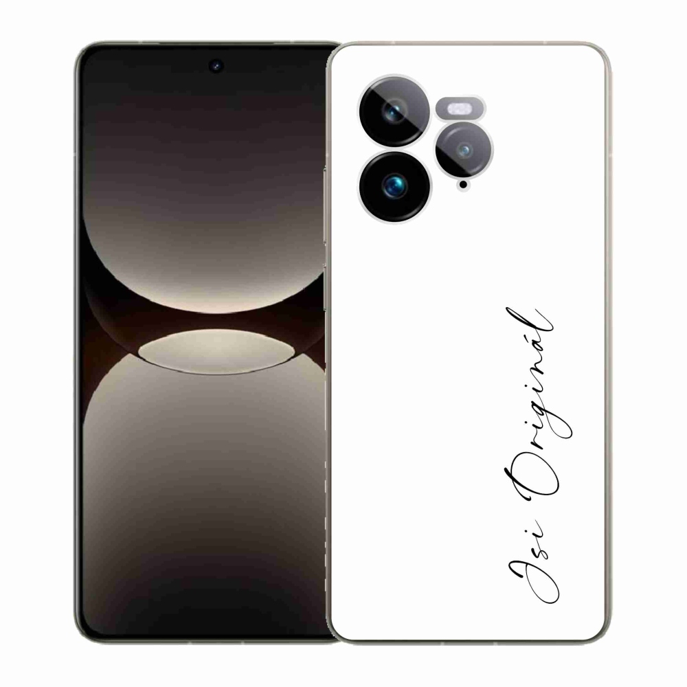 Gél borító mmCase a Realme GT 7 Pro 5G-n - te vagy az eredeti fehér háttér