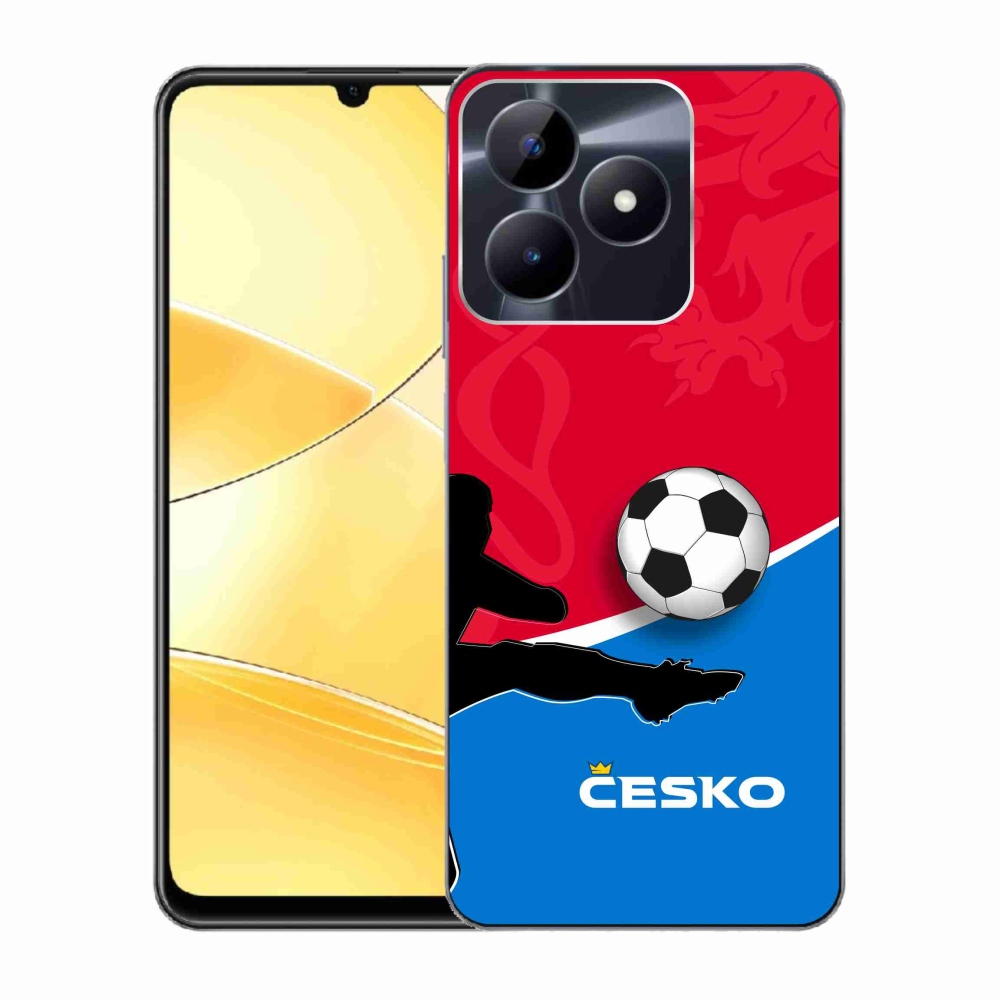 Gél borítás mmCase a Realme C51/C53 készülékhez - futball Csehország 2