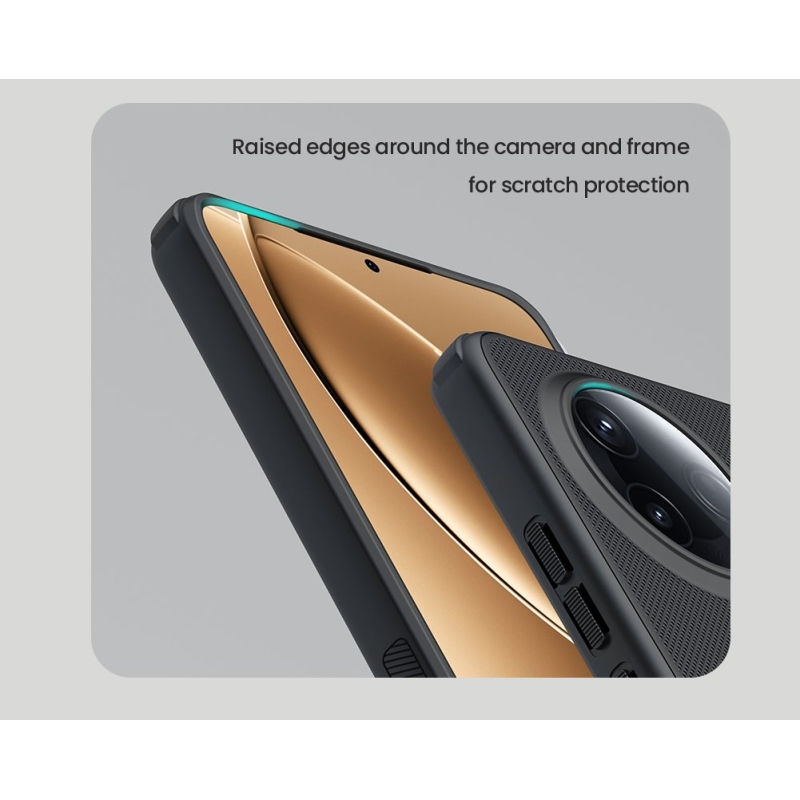 Nillkin Super Frosted PRO mágneses hátlap a Poco F7 Pro számára Fekete