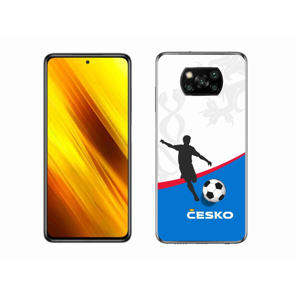 Gél borítás mmCase a Xiaomi Poco X3 Pro - futball Csehország 1