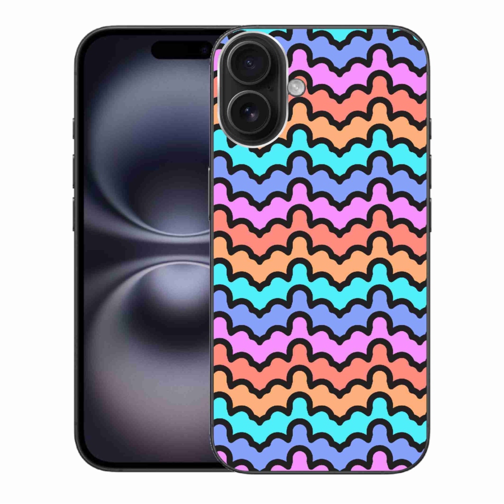 Gél borítás mmCase iPhone 16 Plus készülékhez - absztrakt motívum 30