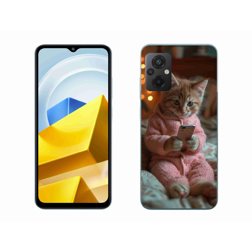 Gél borító mmCase a Xiaomi Poco M5 4G - baba mobillal