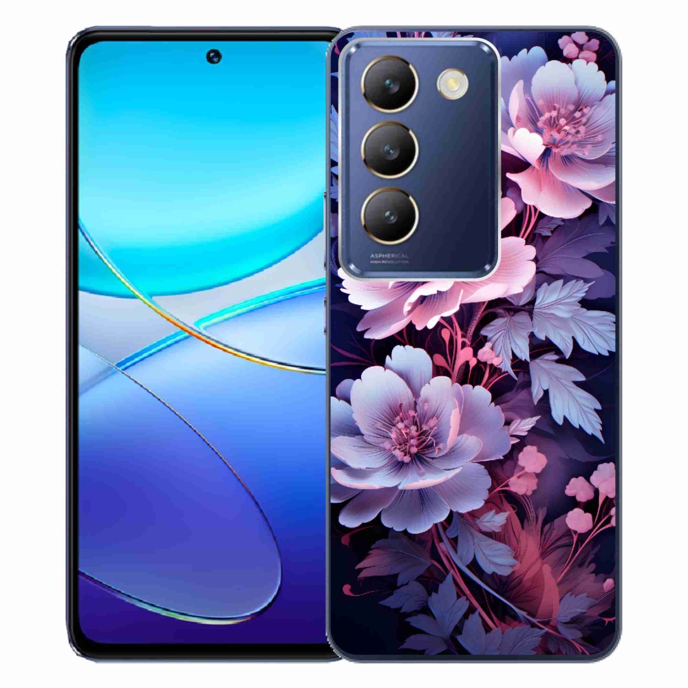 Gél borító mmCase a Vivo V40 SE 4G/5G készülékhez - virágok 11