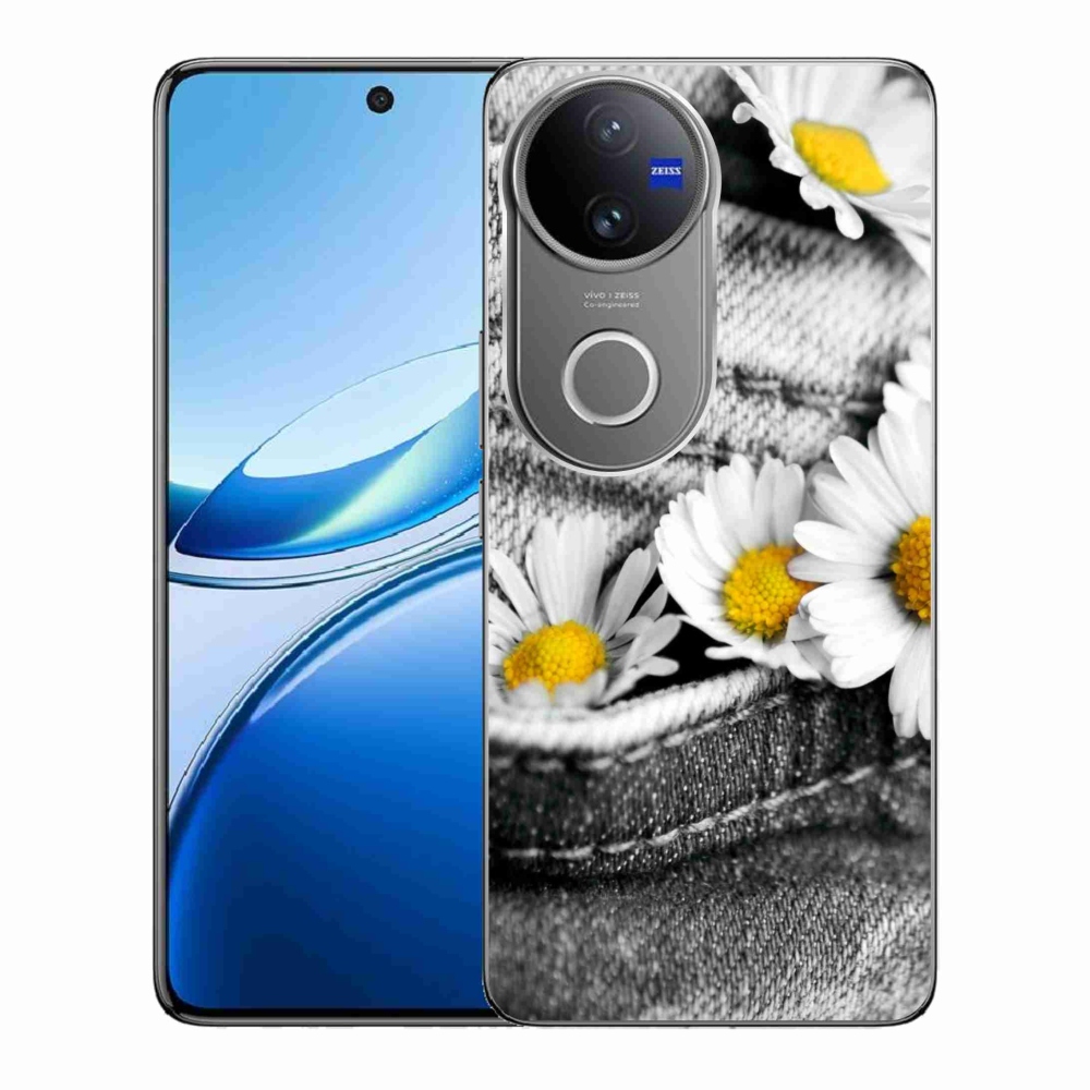 Zselés borítás mmCase a Vivo V50 5G készülékhez - margaréták