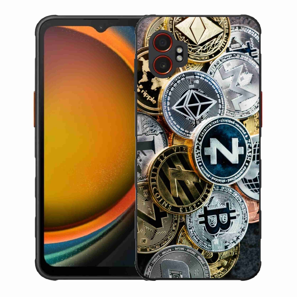 Gél borítás mmCase Samsung Galaxy Xcover 7 Pro - kriptovaluták