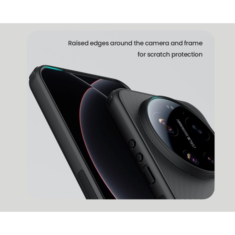 Nillkin Super Frosted PRO mágneses hátlap Xiaomi 17 Ultra Fekete