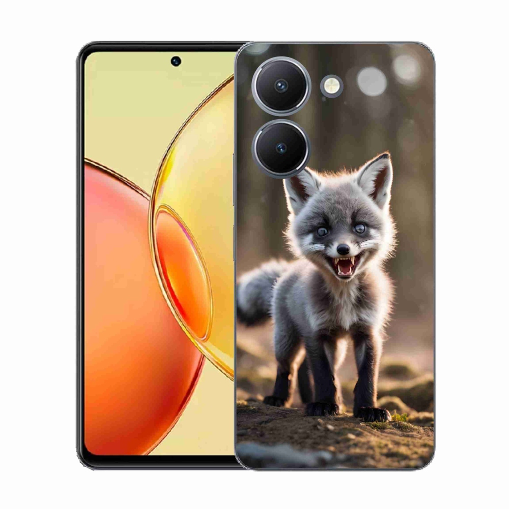 Gél borító mmCase a Vivo Y36-hoz - angry fox