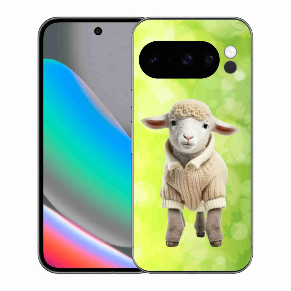 Gél borítás mmCase a Google Pixel 10 Pro számára - bárány pulóverben