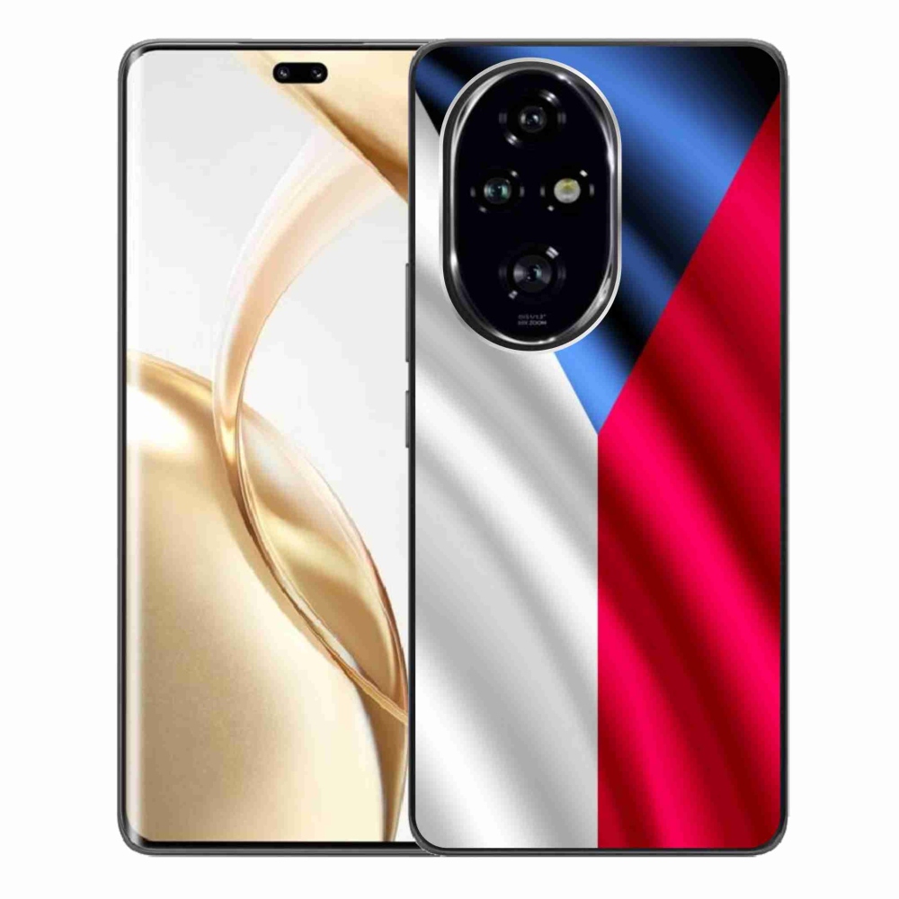 Zselés borító mmCase a Honor 200 Pro 5G számára - cseh zászló