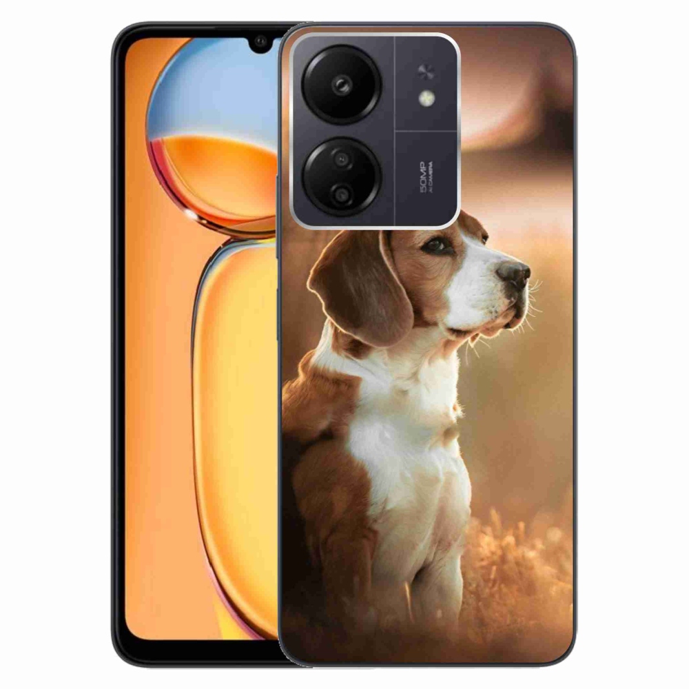 Gél borítás mmCase a Xiaomi Poco C65/Redmi 13C készülékhez - bézs színű