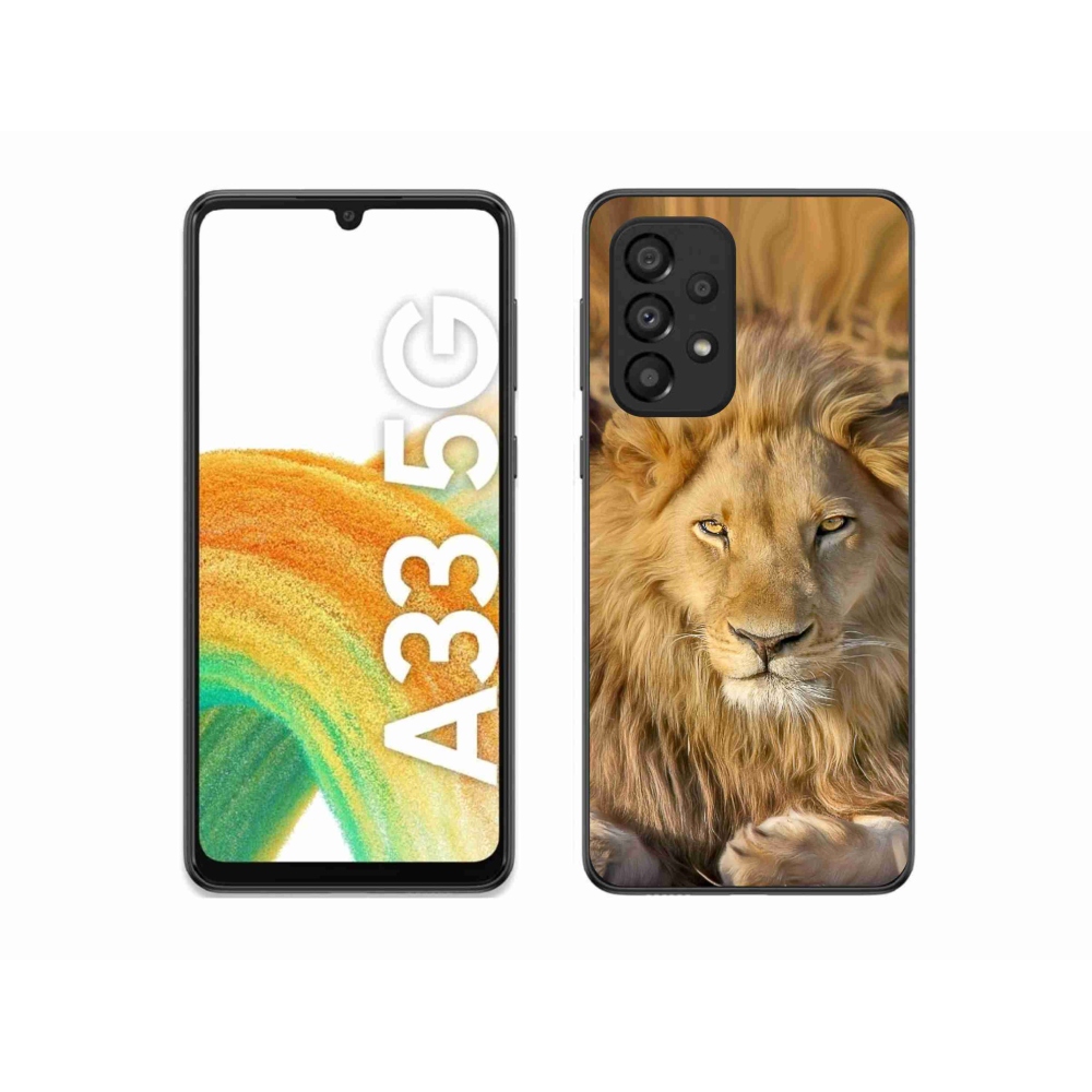 Gél védőburkolat mmCase Samsung Galaxy A33 5G - Lion 2