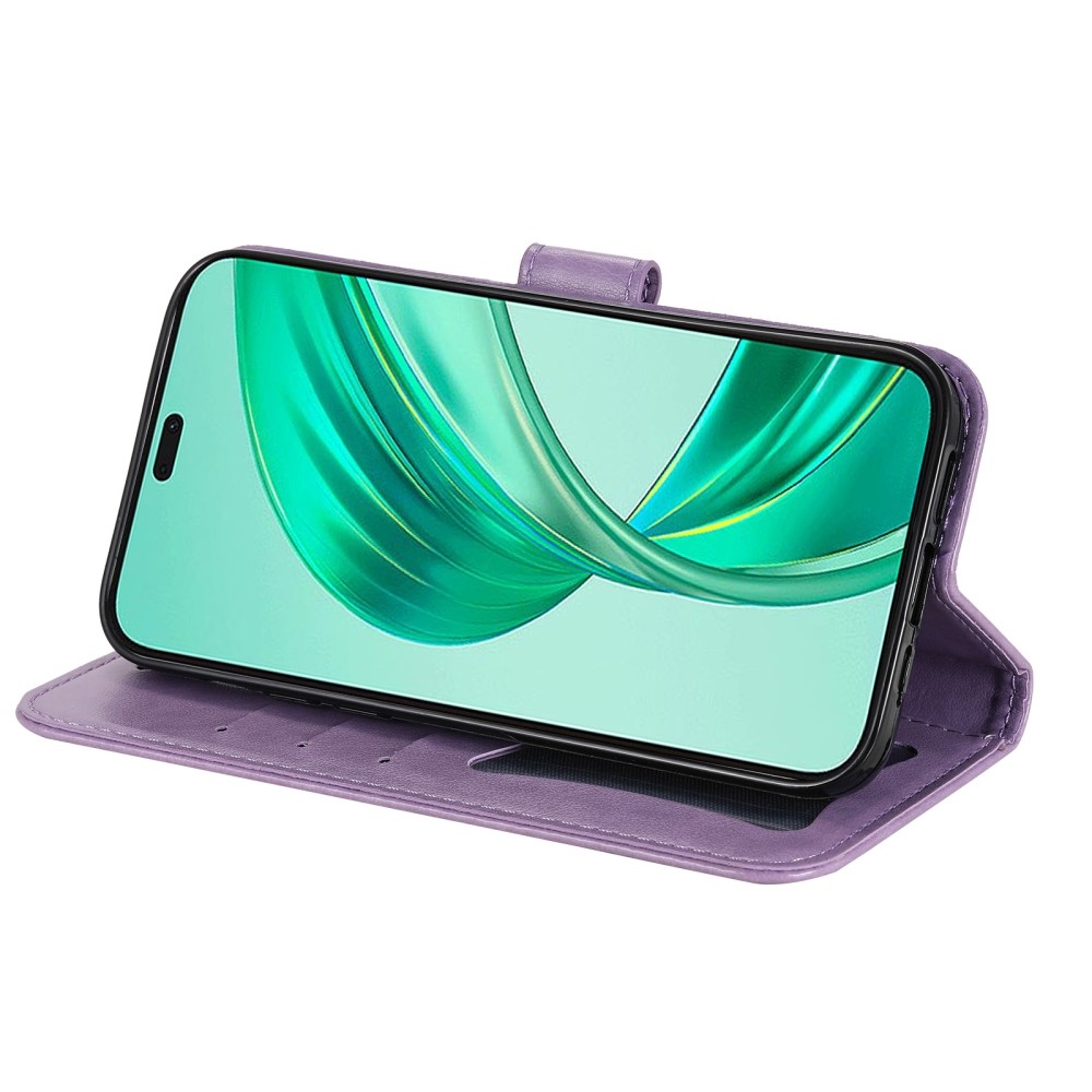 Mandala könyvtáska Honor X8b készülékhez - lila