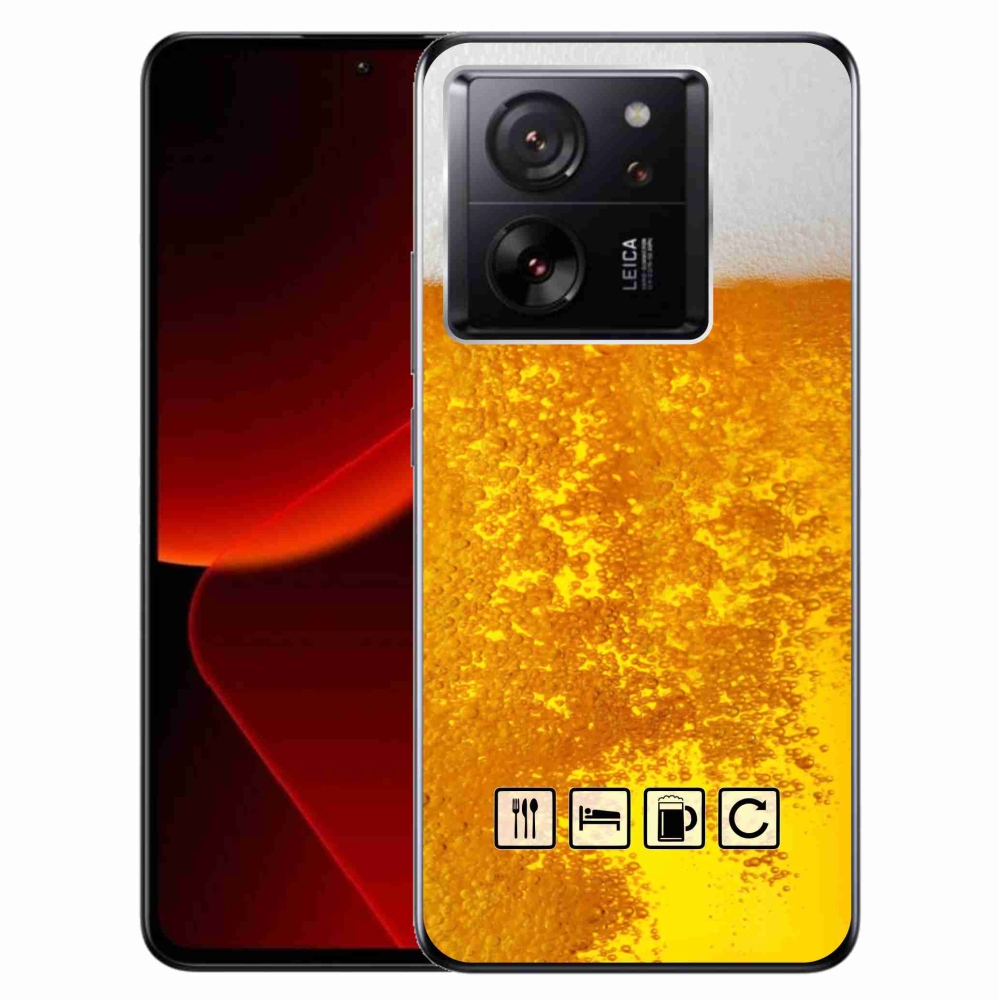 Gél borítás mmCase a Xiaomi 13T/13T Pro számára - sör motívum 3