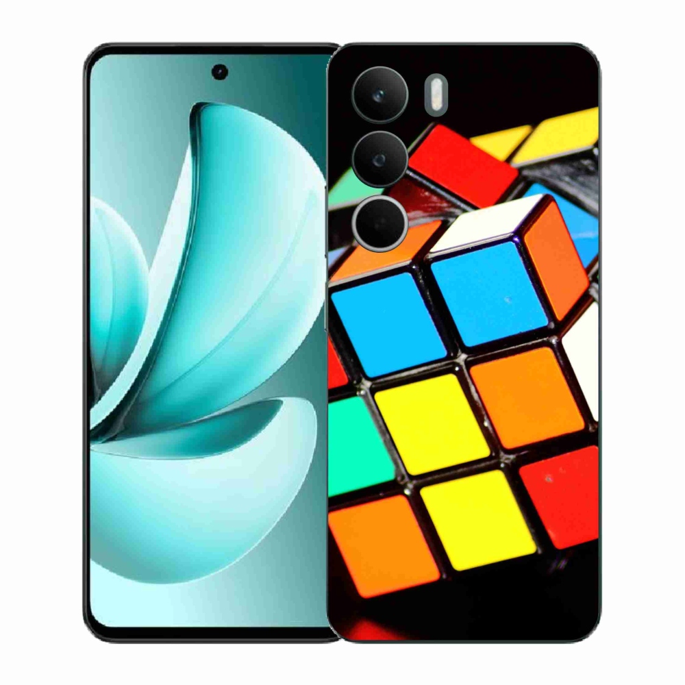 Gél borító mmCase a Realme C71 készülékhez - Rubik-kocka