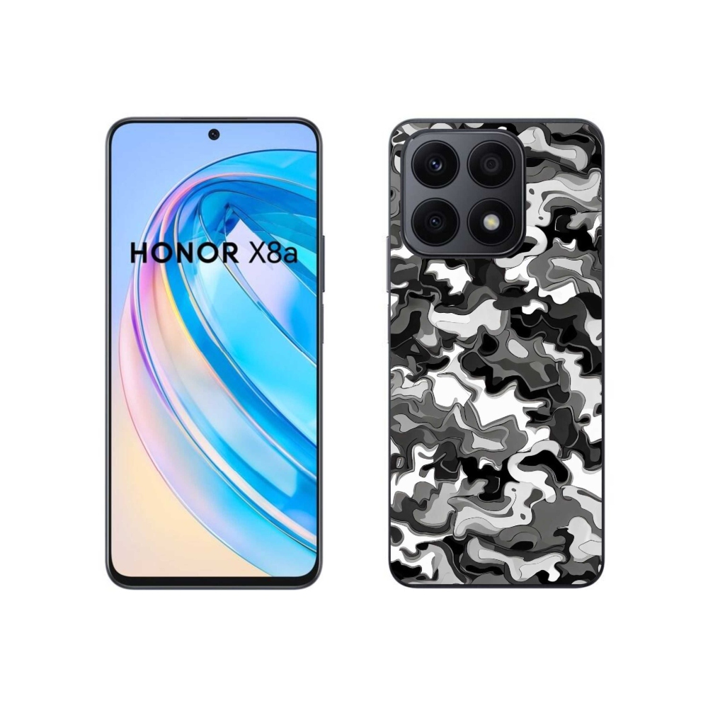 Zselés borítás mmCase a Honor X8a készülékhez - álcázó minta 3