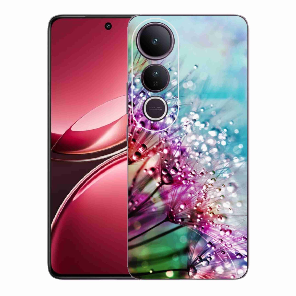 Gél borító mmCase a Vivo V50 Lite 4G/5G készülékhez - színes virágok