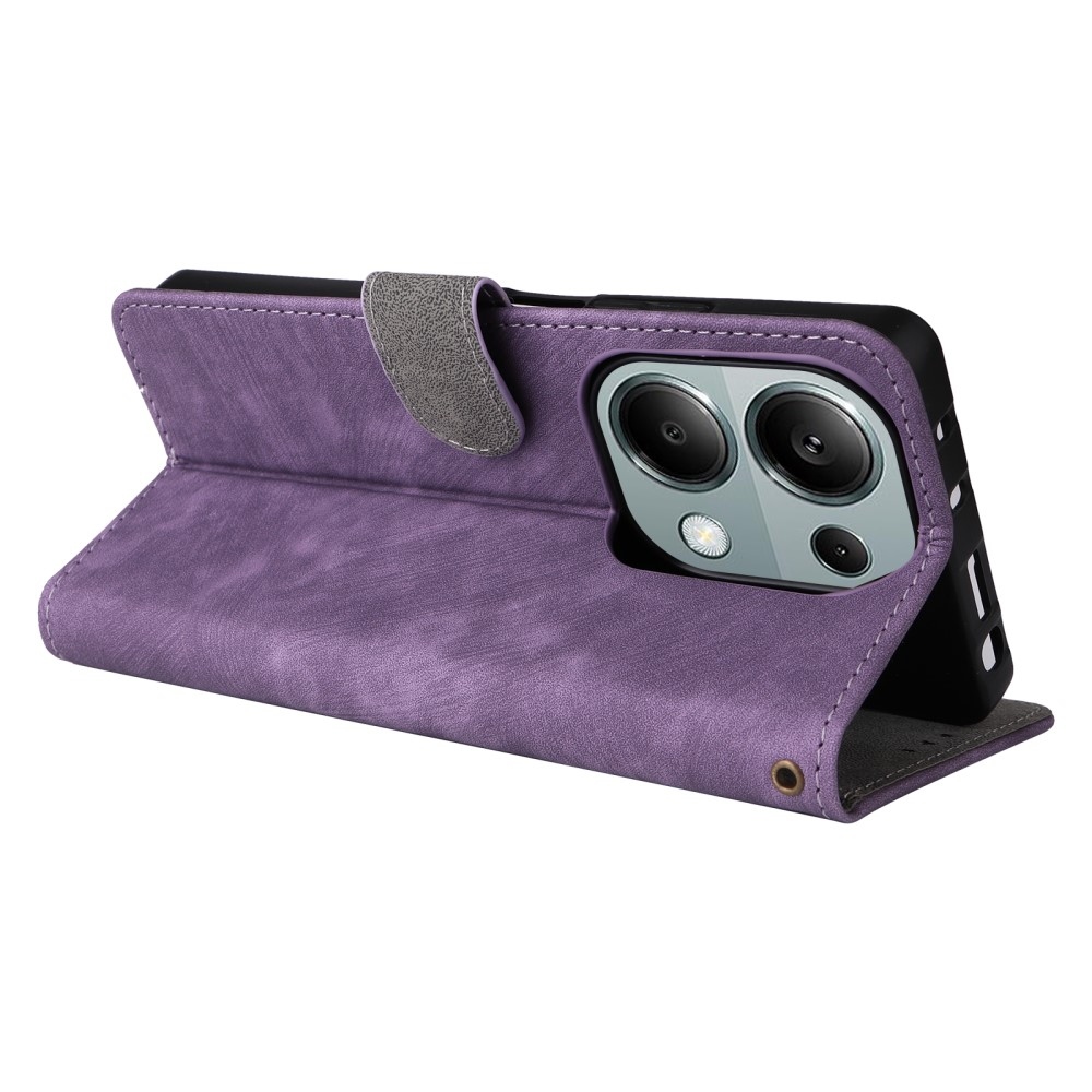 RFID könyvtáska Xiaomi Redmi Note 14S/Note 13 Pro 4G/Poco M6 Pro - lila