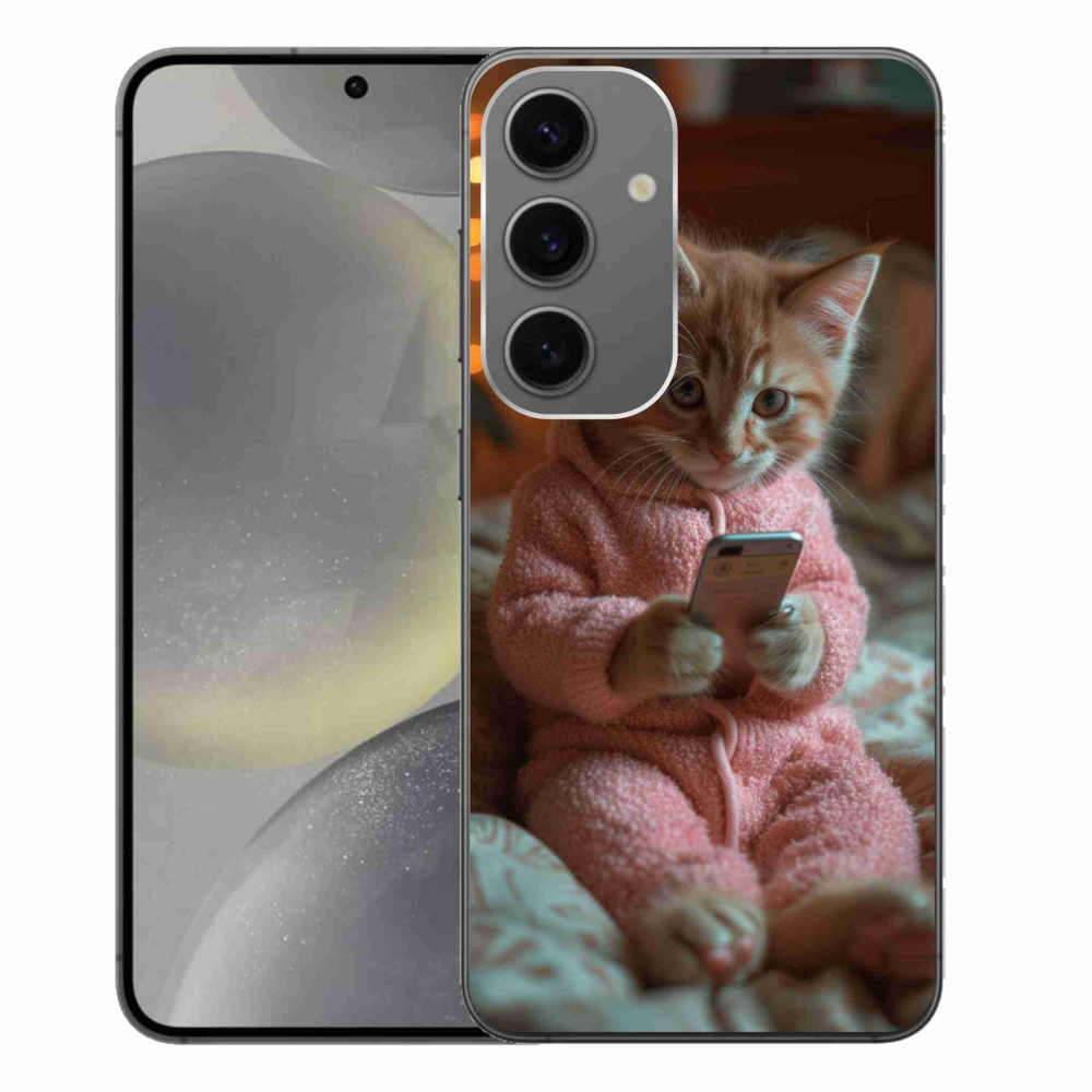 Gél védőhuzat mmCase Samsung Galaxy S24+ - baba mobillal