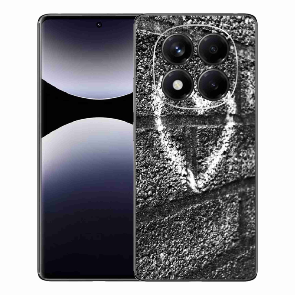 Gél borítás mmCase a Xiaomi Redmi Note 14 Pro számára - szív a falon