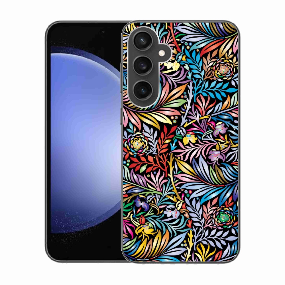 Gél borítás mmCase Samsung Galaxy S23 FE - virágok 5