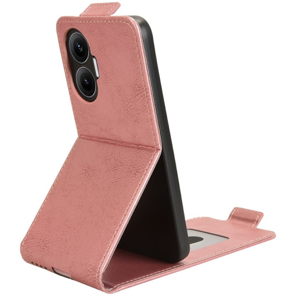 Vert flip tok a Xiaomi Poco F7 5G készülékhez - rózsaarany