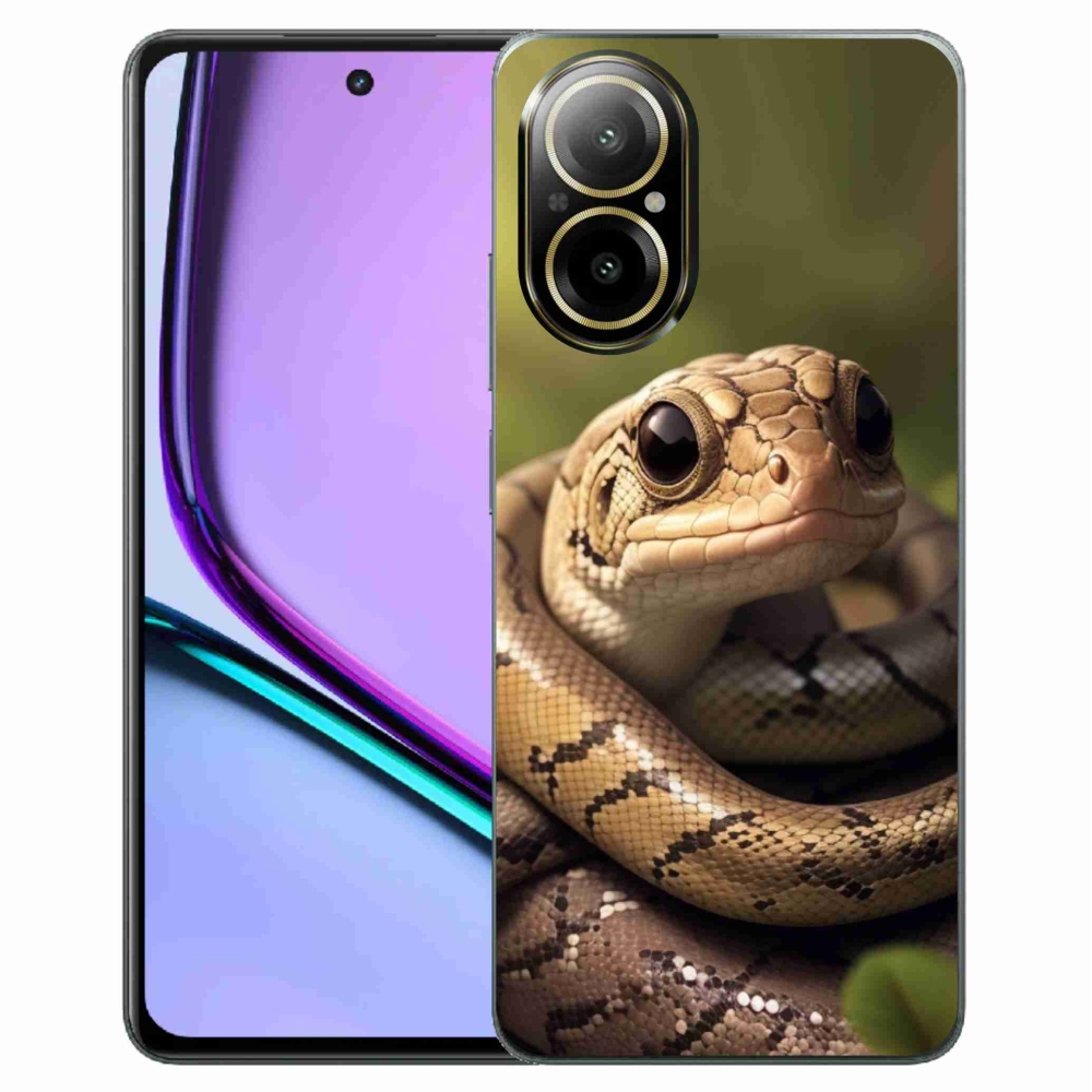 Zselés borítás mmCase a Realme C67 készülékhez - kígyó 1